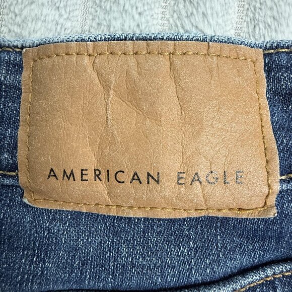 American Eagle Jeans Mens 32 Original Bootcut AirFlex Stretch Blue Denim 31x29 - Picture 10 of 10
